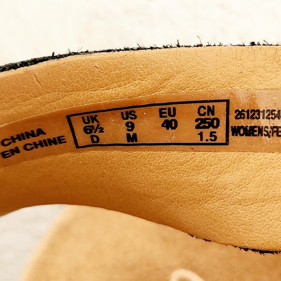 Clarks Womens Sandals Size 10 Black Adjustable Crossover Straps Leather Shoes - Picture 12 of 15